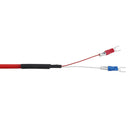 -50~300C PT100 Temperature Sensor Probe 2 Wire Type 3 Wire Type 6*50mm Thermocouple Thermal Resistance with 1m Silicone Cable