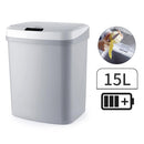 Meixun PD-6008 15L Intelligent Inductive Trash Can Inductive Open Waste Bins For Office Home Bathroom Kitchen Battery Powered