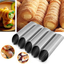 Stainless Steel Cylinder Shape Mold Croissant Roll Bread Baking Tool
