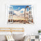 Miico FX82014 Ferris Wheel Landscape Wall Sticker Removable Sticker Window Printing Home Decoration Wall Sticker