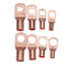60pcs Copper Ring Lug Terminal With Box Cable Lugs Crimp Terminals Wire Connector Terminal