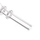 5inch Portable Glassware Herb Smoke Water Pipe Tube Tool Holder Hoo kah Filter Transparent