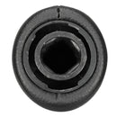 Car Gear Stick Shift Knob Cap 6 Speed Black Leather for Renault
