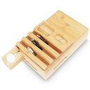 Bakeey Bamboo 5 USB Charge Station Apple Watch Airpods Wireless Charger Stand for iPhone 11 Pro XR X for Samsung Xiaomi Huawei