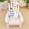 Mediterranean Style Wooden Mini Chairs Desktop Ornaments Home Garden Decoration Furnishings