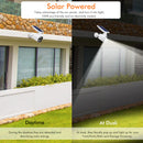 Bakeey 8 LED IP66 Solar Charging Street Light Fake-Camera Dummy Video Surveillance CCTV