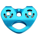 Pro 25kN Double Sheave Rope Climbing Pulley for Mountain Rock Tree Climbing