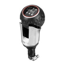 Auto Black Panel Red circle 6 Speed Car Gear Shift Knob Lever For Volkswagen VW Golf 7 Mk7 GTI GTD 2013-2018