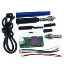 KSGER T12 V2.0 STM32 OLED Digital Soldering Station Controller 5 Core Silicone Wire Metal Case 9501 Soldering Handle Set