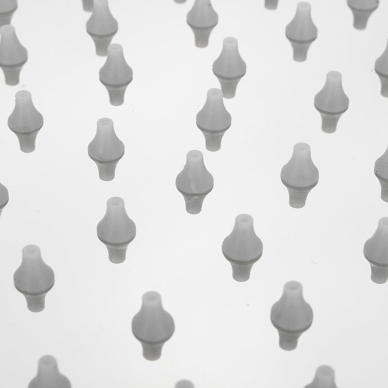 360 6 Inch Round Stainless Steel Ultra Thin Rainfall Shower Head Bathroom Sprayer