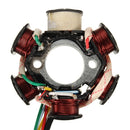 6 Pole Generator Coil Magneto Stator Plate GY6 110 125cc ATV PIT DITR Quad Bike