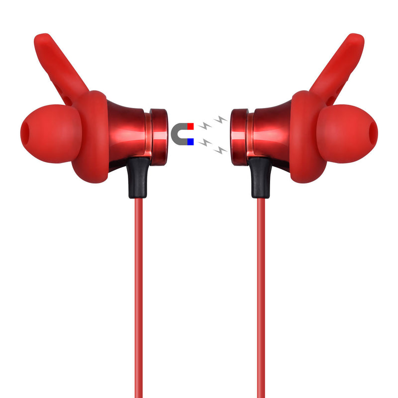 Bakeey XT22 Wireless bluetooth Earphone Magnetic Adsorption TF Card Sports Headphone with Mic
