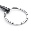Equestrian Loose Ring Horse Snaffle Bit D Ring Stainless Steel Copper Roller