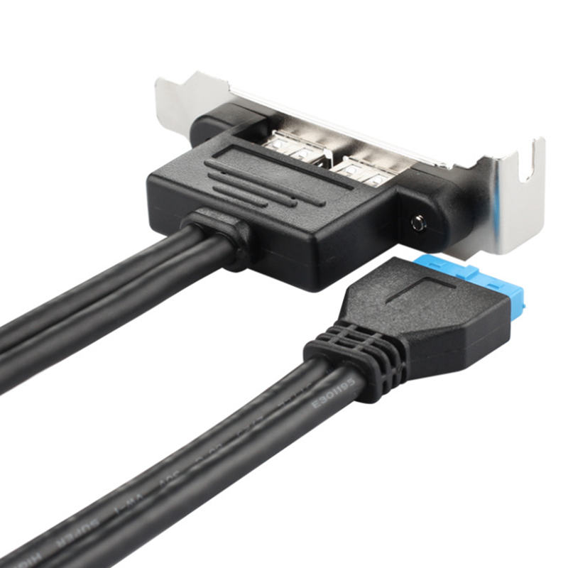 USB 3.0 to 20 Pin Chassis Baffle Line PCI Bit Expansion Cable For Data