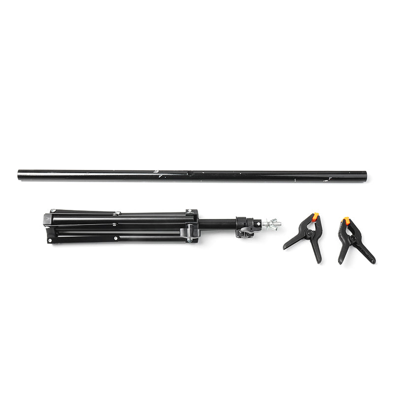 Studio Backdrop Stand T- Frame Light Stand with Clamp