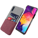 Bakeey Fabric Card Holder Shockproof Protective Case For Samsung Galaxy A50 2019