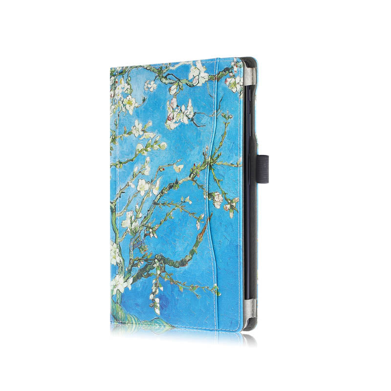 Folio Stand Tablet Case Cover for Samsung Galaxy Tab A 10.1 2019 T510 T515 - Apricot Blossom