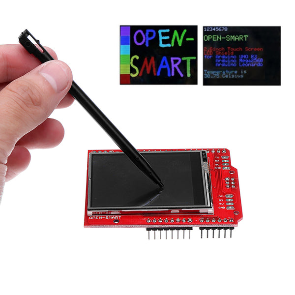 OPEN-SMART 2.2 Inch TFT LCD Display Module Touch Screen Shield Onboard Temperature Sensor+Pen