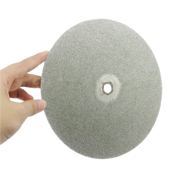 8 Inch 200mm Diamond Coated Lap Wheel 60 Grit Lapidary Polishing Jewelry Grinding Disc