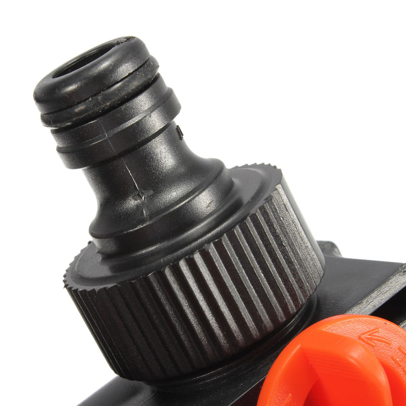 1/2 Inch 4 Way Splitter Garden Water Hose Tap Internal Thread Quick Connector