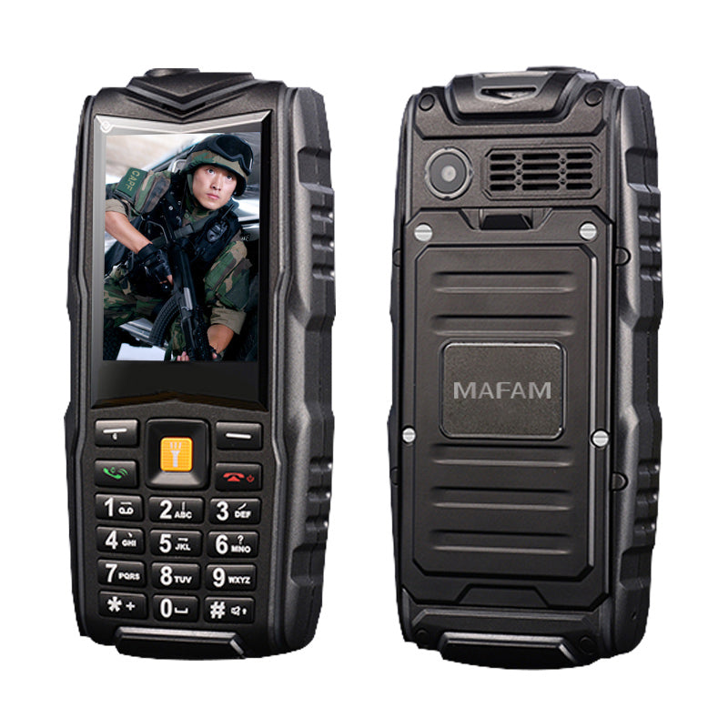 MAFAM V3 5200mAh IP67 Waterproof Power Bank Dual SIM Cards Feature Phone