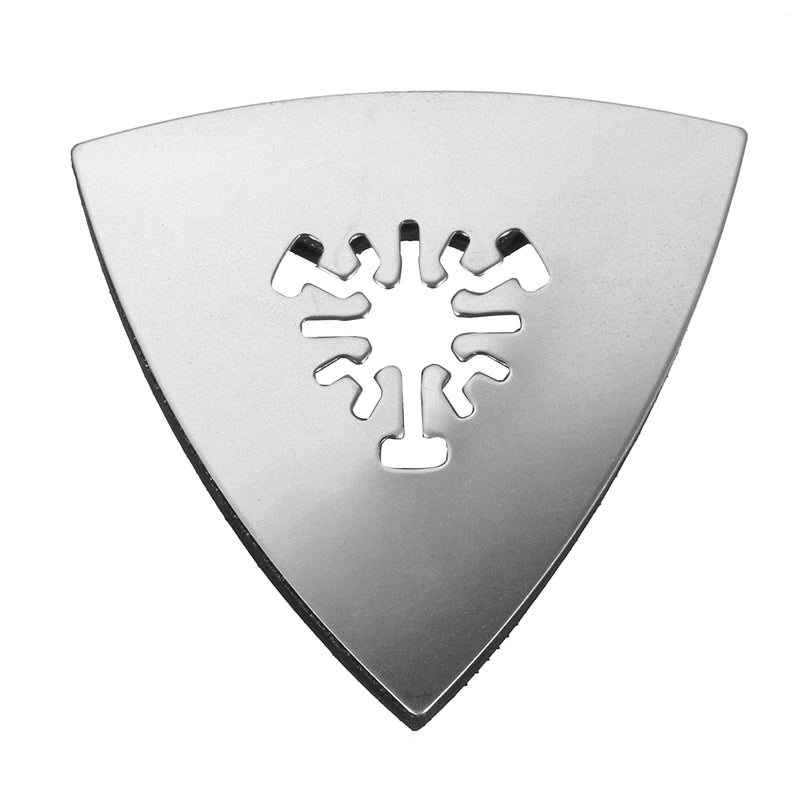 4pcs 79mm Triangular Sanding Pad Oscillating Multi-tools Saw Blade fits For Bosch Fein