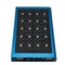Ultrathin Solar Powered Battery Bank USB Solar Charger 20000mAh LED Light Dual USB Charger