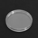 Coin Display Holder Storage Box Wooden Case With 30Pcs 51.5mm Round Slab Certified Capsules