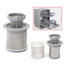 2 Part Dish Washer Mesh Filter Set Grey PP Dishwasher For BOSCH 427903 170740 Series Replacement