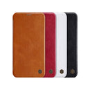 NILLKIN Flip Shockproof Card Slots Holder Full Cover PU Leather PC Protective Case for iPhone 11 Pro Max 6.5 inch