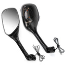 Motorcycle Rear View Mirrors With Signal LED For Suzuki GSXR600 GSXR750 GSXR1000 2005-2015