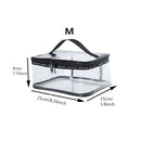 PVC Transparent Cosmetic Bags Women's travel Waterproof Clear Wash Organizer Bag