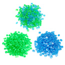 300Pcs Luminous Artificial Pebbles Stone Aquarium Fish Tank Garden Outdoor Decorations