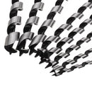 Drillpro 8Pcs 6-20mm Wood Ship Auger Drill Bit Set Woodworking Hole Saw Cutters with Box