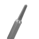 Drillpro 5Pcs Hex Shank Coarse/Fine Teeth Damaged Bolt Remover Screw Extractor Drill Bit Guide Broken Bolt Stud Remover Set