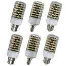 E27/B22/E14 LED Bulb 18W 1300LM 162 SMD 2835 White/Warm White Corn Light Lamp AC 220V