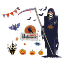 Miico SK9318 Halloween Cartoon Wall Sticker Creative Haloween Party Sticker Room Decoration