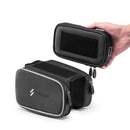 BIKIGHT 6 Inch Bike Bag Bicycle Front Tube Bag Waterproof Cycling Portable Storage Bag Phone Touch