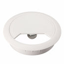 Plastic Grommet Hole Cover 60mm For PC Computer Desk Table Cable Cord Wires Tidy Extension Reel Cord