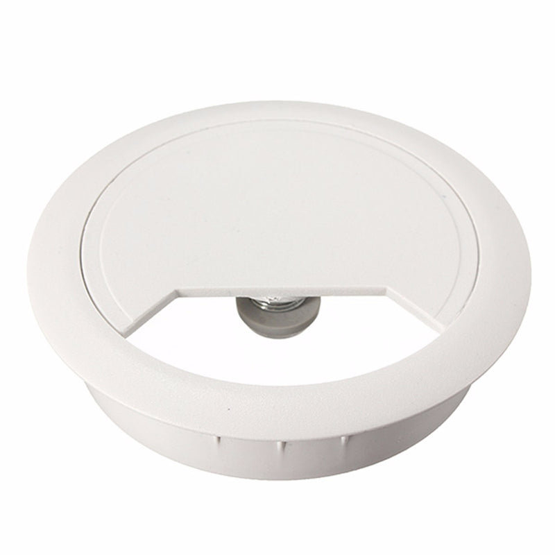 Plastic Grommet Hole Cover 60mm For PC Computer Desk Table Cable Cord Wires Tidy Extension Reel Cord