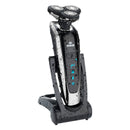 Genpai 8500 IPX7 Waterproof USB Electric Shaver Razor Men Washable Rechargeable 4D Three-Head Foating Electric Shaver