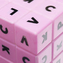 Plastic Pink Magic Puzzle Fidget Cube For Fans GiftsToys