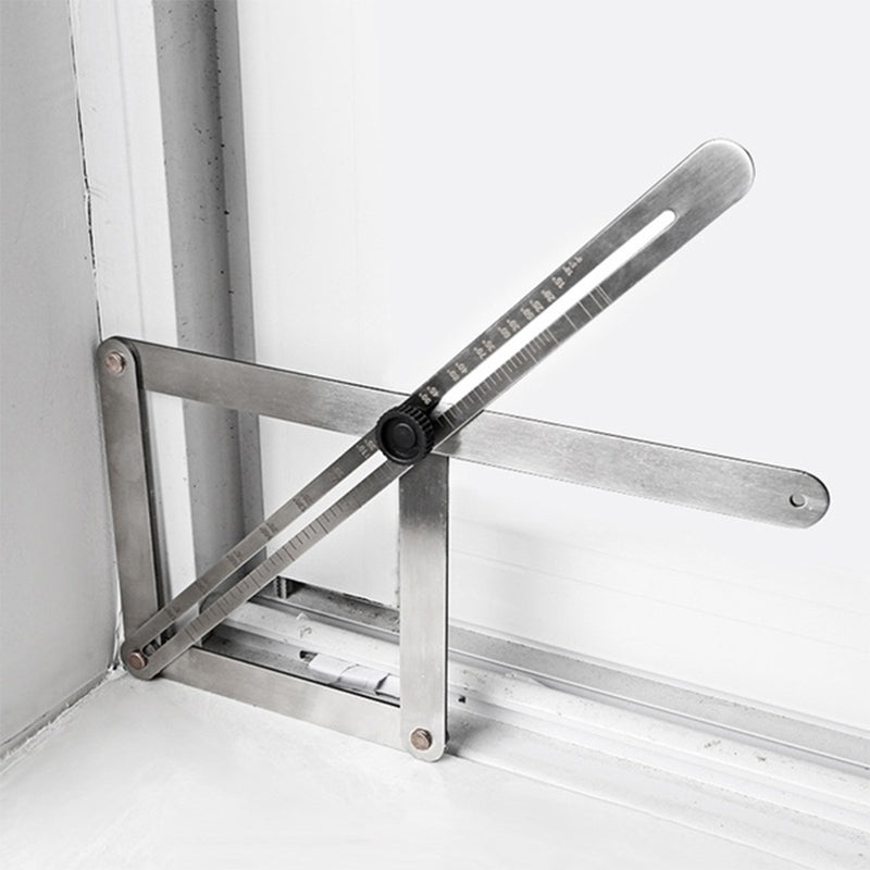 Aluminium Alloy Protractor Multi Angle Measurement Tool for Woodworking Flooring