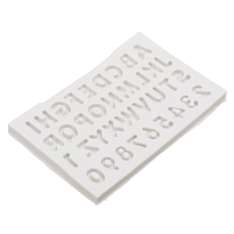 Cake Pan Tools Alphabet Numerals Cute Baby Silicone Mold Decorating Cupcake Topper