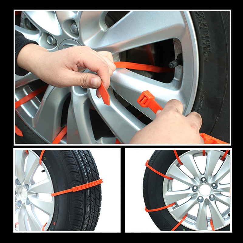 Wheel Tire Snow Anti-skid Nylon Chain Universal Multi-functional Wear Resistant