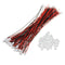 Excellway 100Pcs Mini Micro JST 1.5mm ZH 2-Pin Connector Plug With Wires Cables 150mm