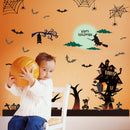 Miico SK9220 Cartoon Halloween Sticker Removable Wall Sticker Halloween Room Decorations