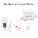 AC100-240V to DC12V 2A Power Supply Charger Adapter UK Plug forLEDStrip Light Vanity MakeupLamp