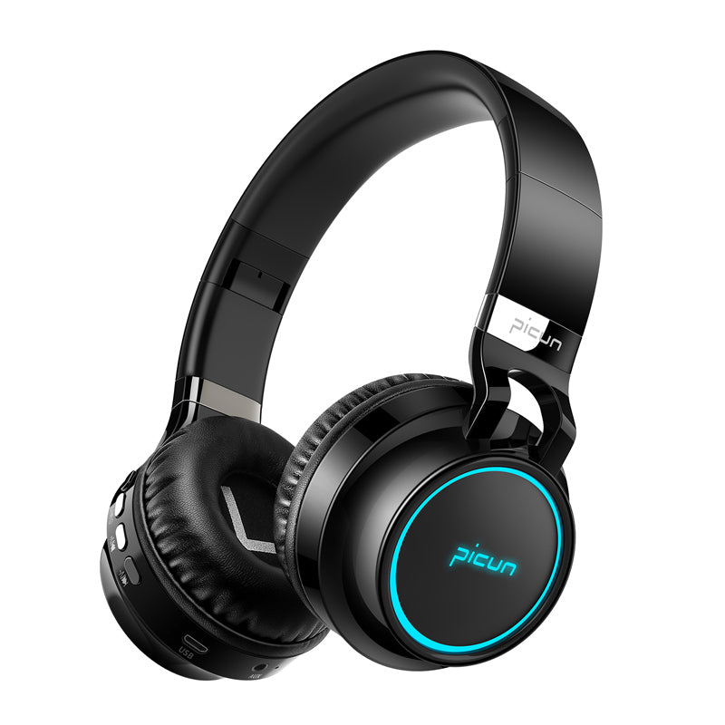 Pincun P60 Wireless bluetooth Headphone Foldable CVC Noise Cancelling TF Card Aux-in Stereo Headset