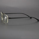 KCASA +2.50 Half-frame Bifocals Reading Glasses Unisex Eyeglasses W/ 4 Pairs of Bifocals Lenes + 1 Pair of Sunglasses Lens + Screwdirver + Glasses Cloth